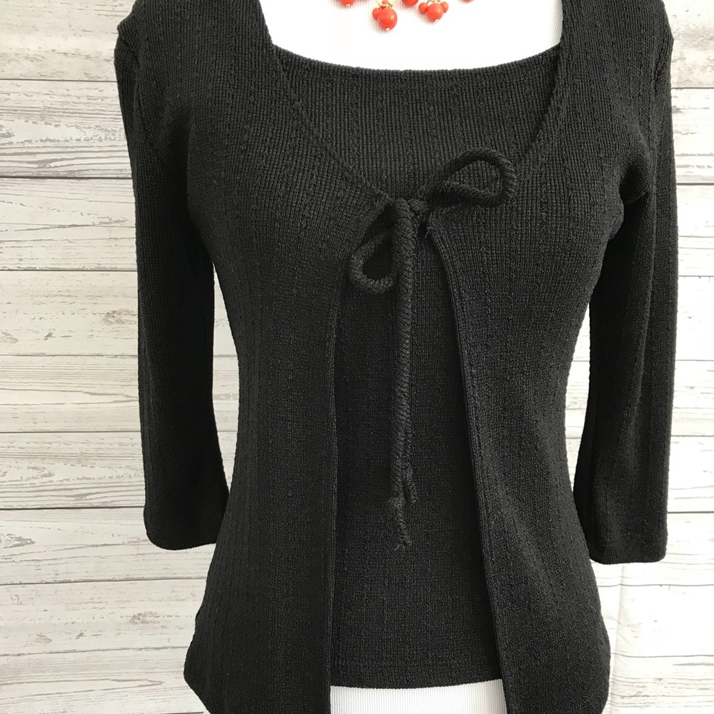 Tank top w matching cover up Tie in front on cover
